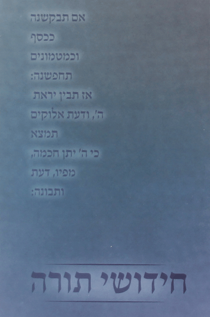 חדושי תורה למינציה