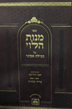 מנות הלוי על מגילת אסתר בכ