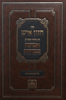 חזון איש מסכת נגעים עם חזון איש המבואר