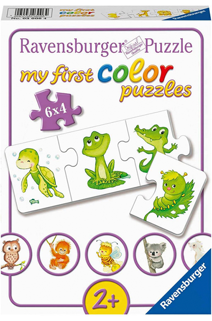 פאזלים חיות צבעוניות