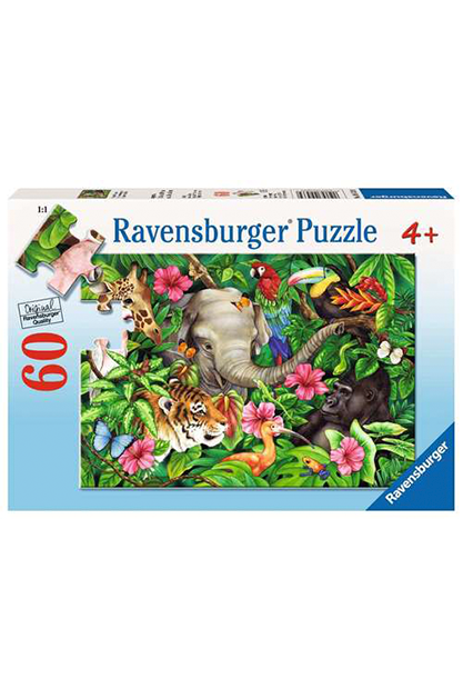 פאזל חיות טרופיות