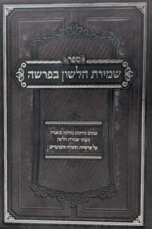 שמירת הלשון בפרשה