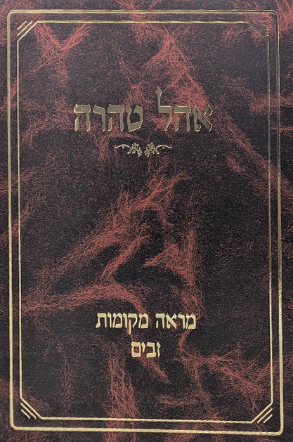 אוהל טהרה מראה מקומות - זבים