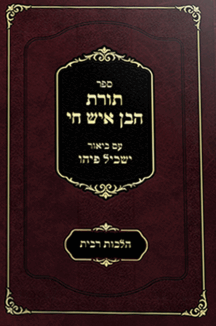 תורת הבן איש חי ריבית copy תורת הבן איש חי - הלכות ריבית