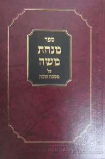מנחת משה על מסכת שבת - פרק יציאות והזורק